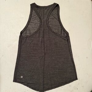 Women's Lululemon Racerback Gray Tank Top Size 2